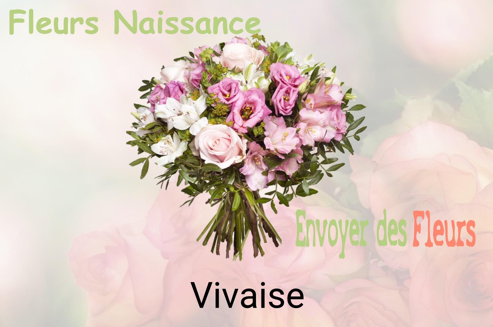 Bouquet de fleurs de naissance livré à Vivaise